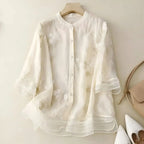 Embroidered Cotton Blouse