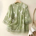 Embroidered Cotton Blouse