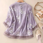 Embroidered Cotton Blouse