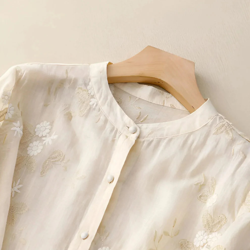 Embroidered Cotton Blouse