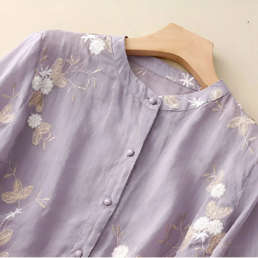Embroidered Cotton Blouse