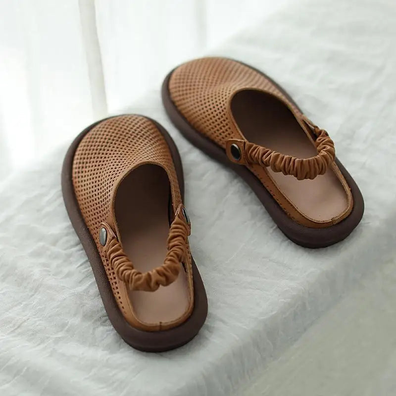 Terra Luxe Leather Sandals