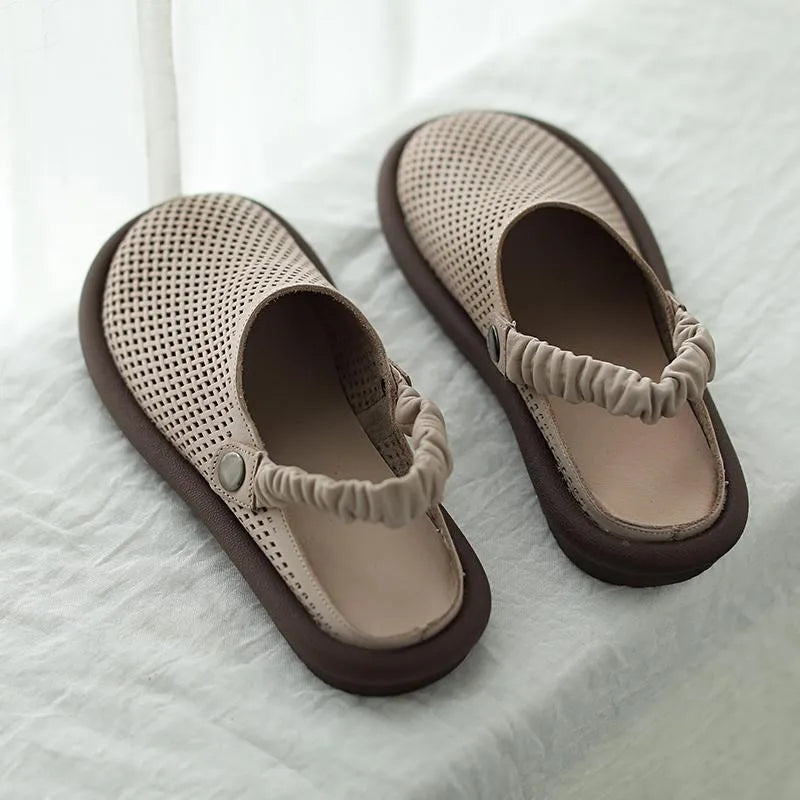 Terra Luxe Leather Sandals