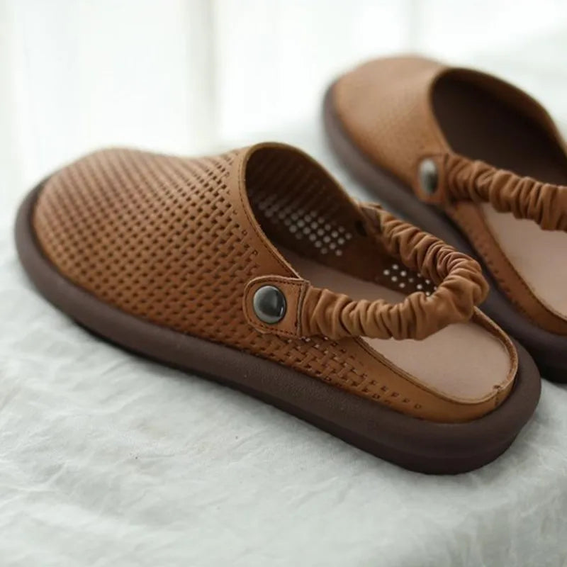Terra Luxe Leather Sandals