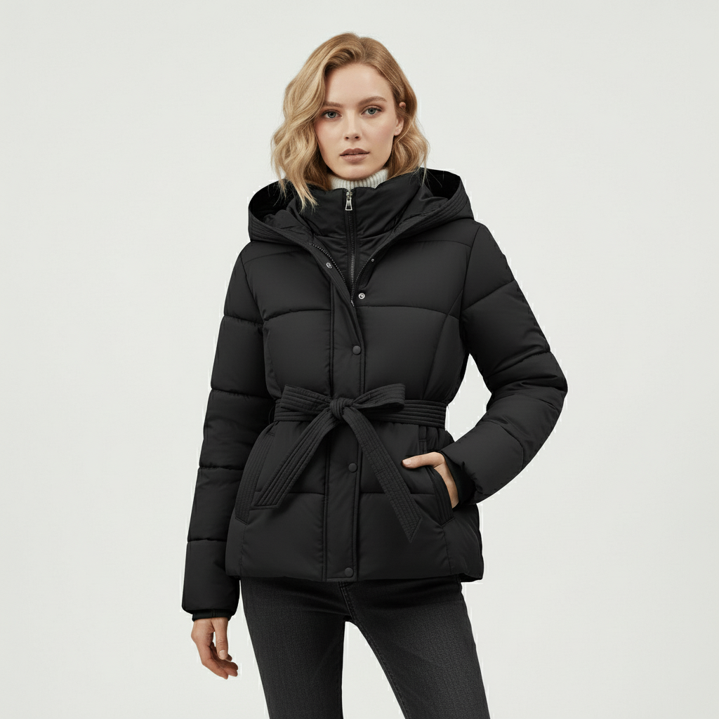 Parka Acolchada Mujer Elegante
