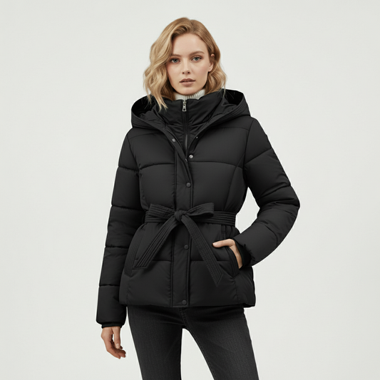 Parka Acolchada Mujer Elegante