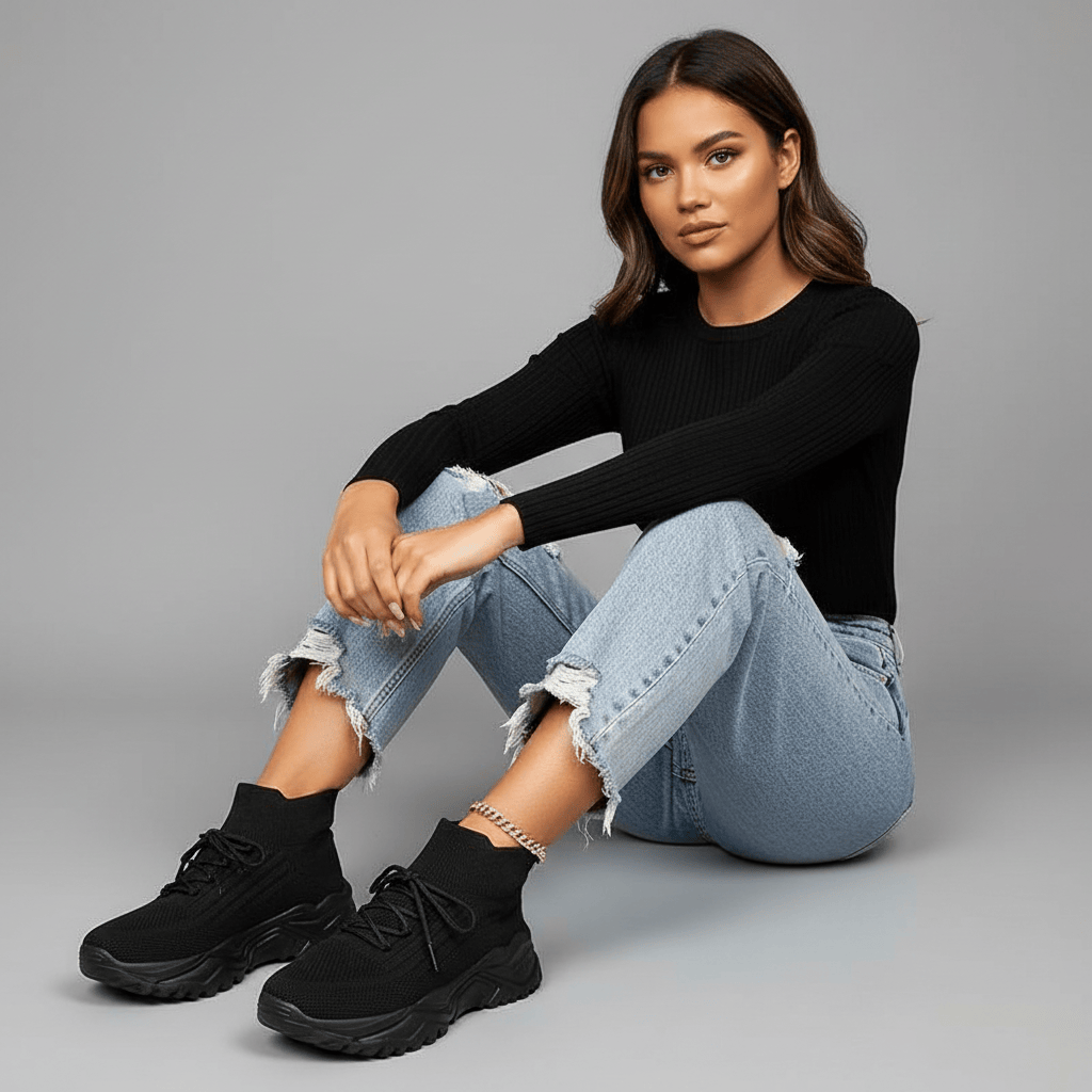 Zapatillas Chunky Mujer Cómodas