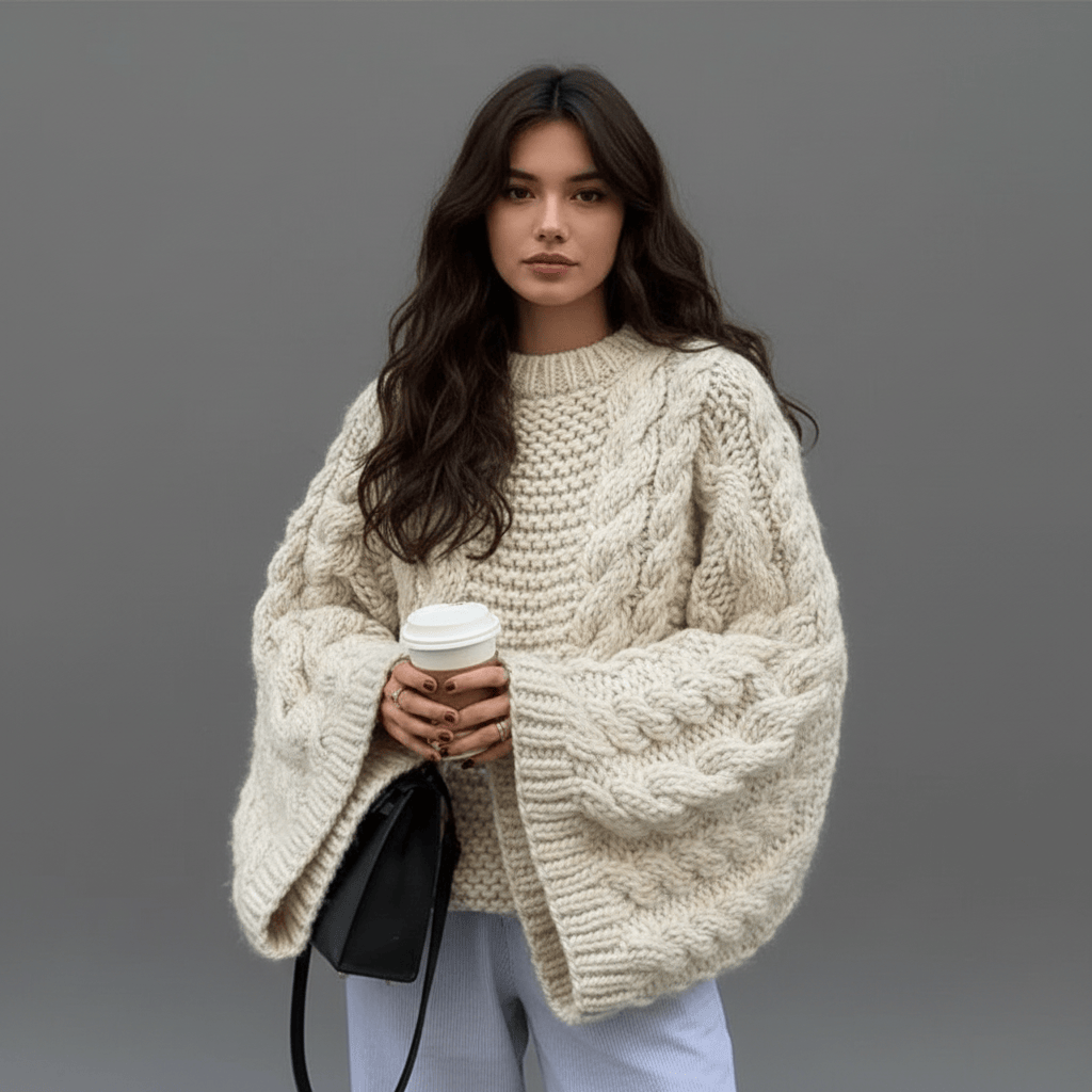 Suéter Oversized Mujer Cómodo