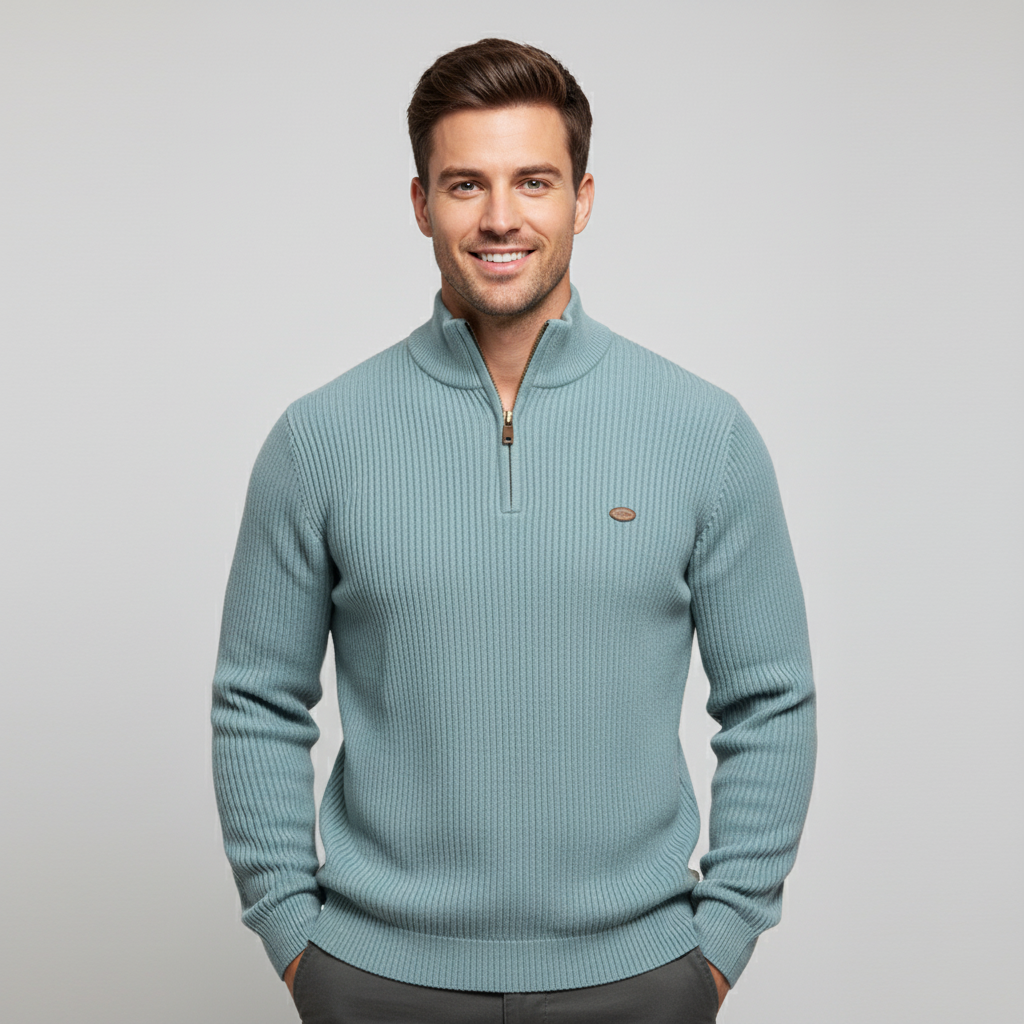 Suéter Medio Cierre Hombre