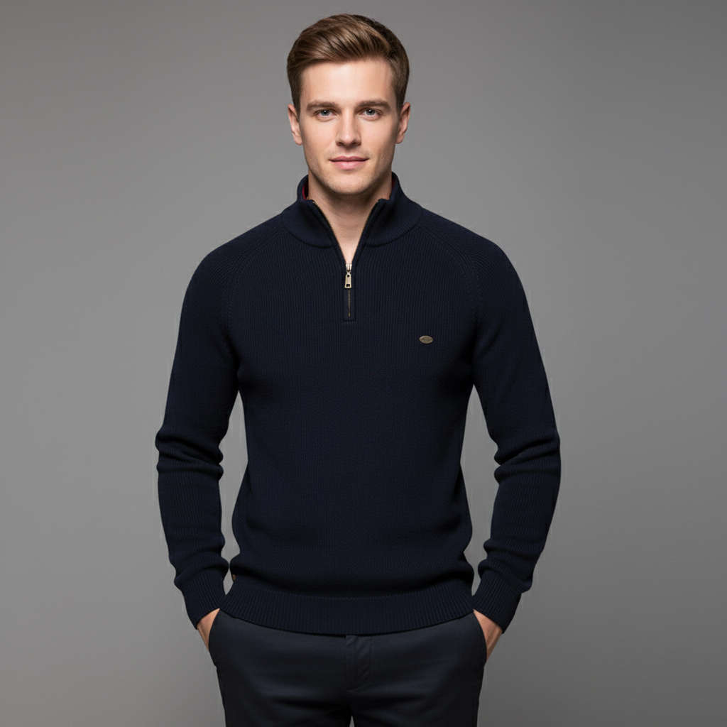 Suéter Medio Cierre Hombre