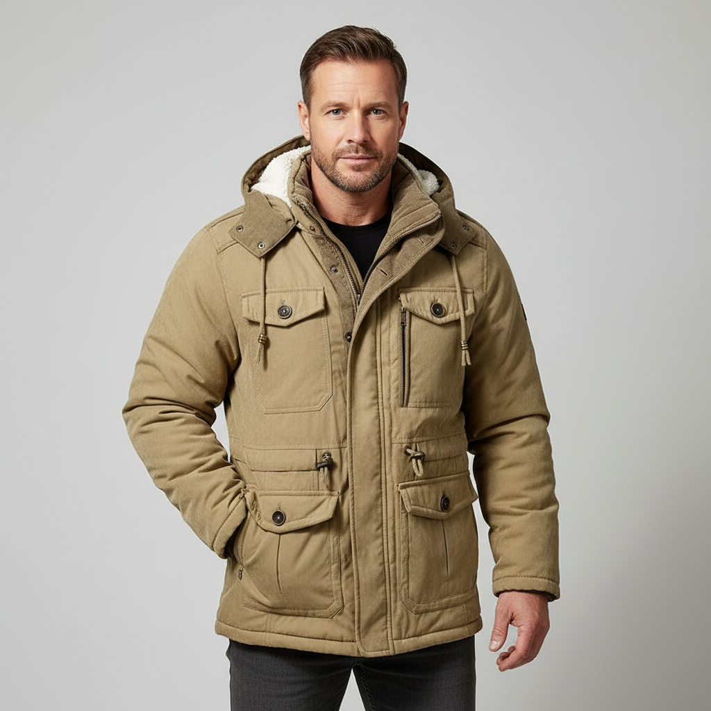 Parka Invierno Hombre Cálida